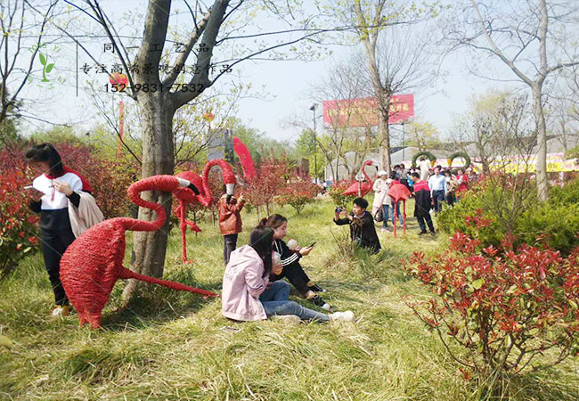 稻草工艺品海棠节