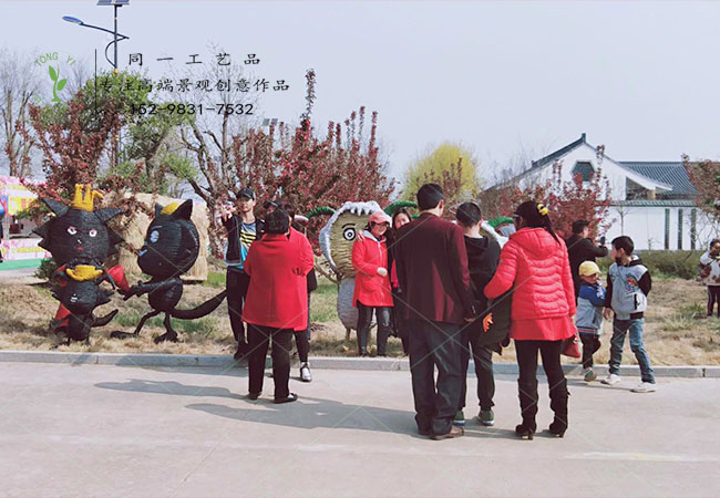 稻草工艺品海棠节