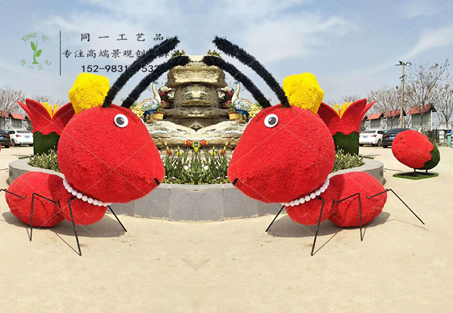 仿真绿雕昆虫造型蚂蚁