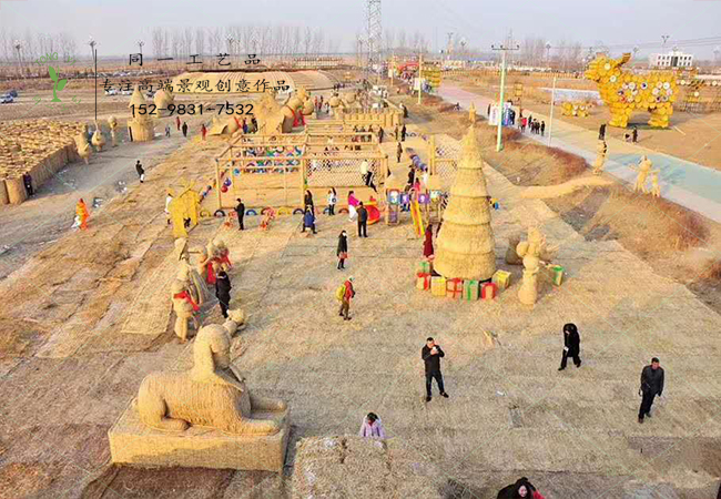 稻草工艺品,同一工艺品,草雕